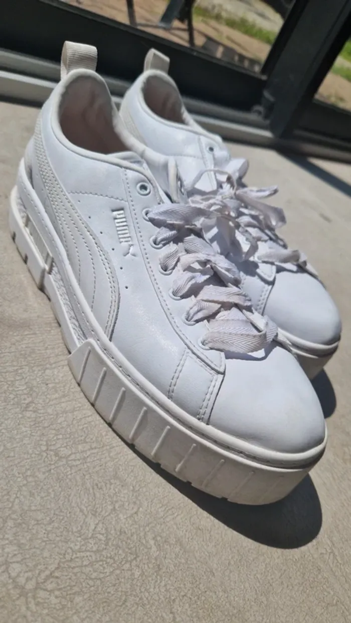 Basket Puma Mayze Glow Wns White taille 41. Tres bon etat