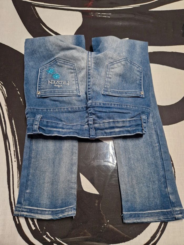 Jean pantalon 8 ans disney la reine des neiges - photo numéro 2