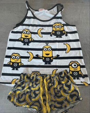 Pyjama 2 pièces minions femme