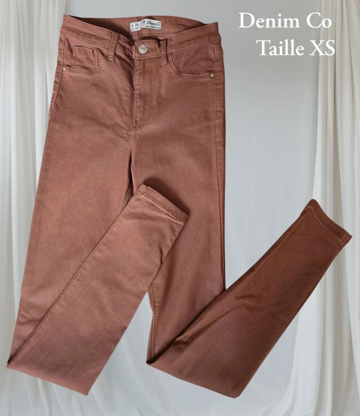 Pantalon slim huilé
