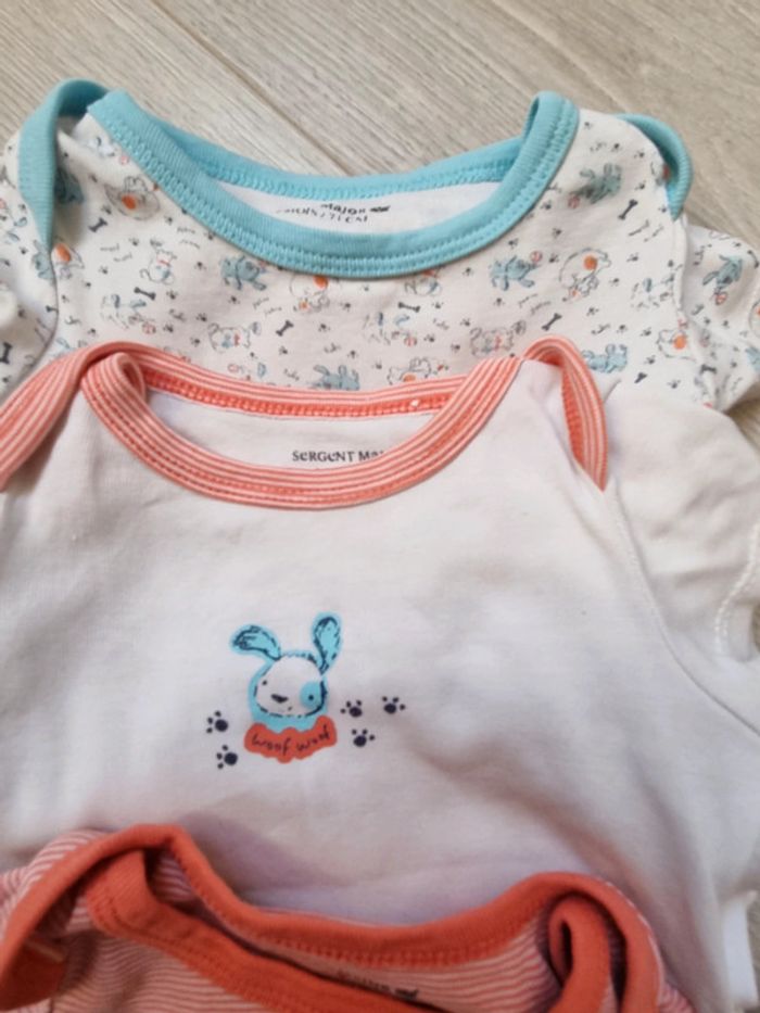 Lot de 3 bodies 9mois mixte - photo numéro 3