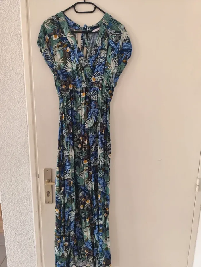 Robe verte camaïeu - photo numéro 2