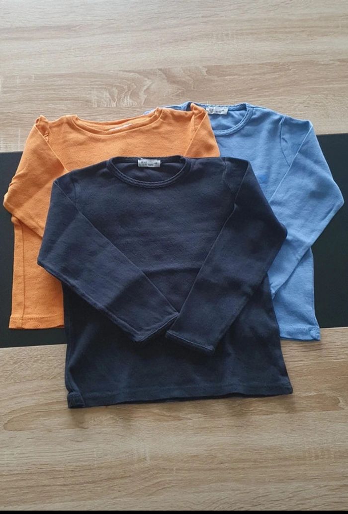 Lot de 3 tee-shirts manches longues 4 ans