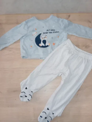 Pyjama garçon polaire
