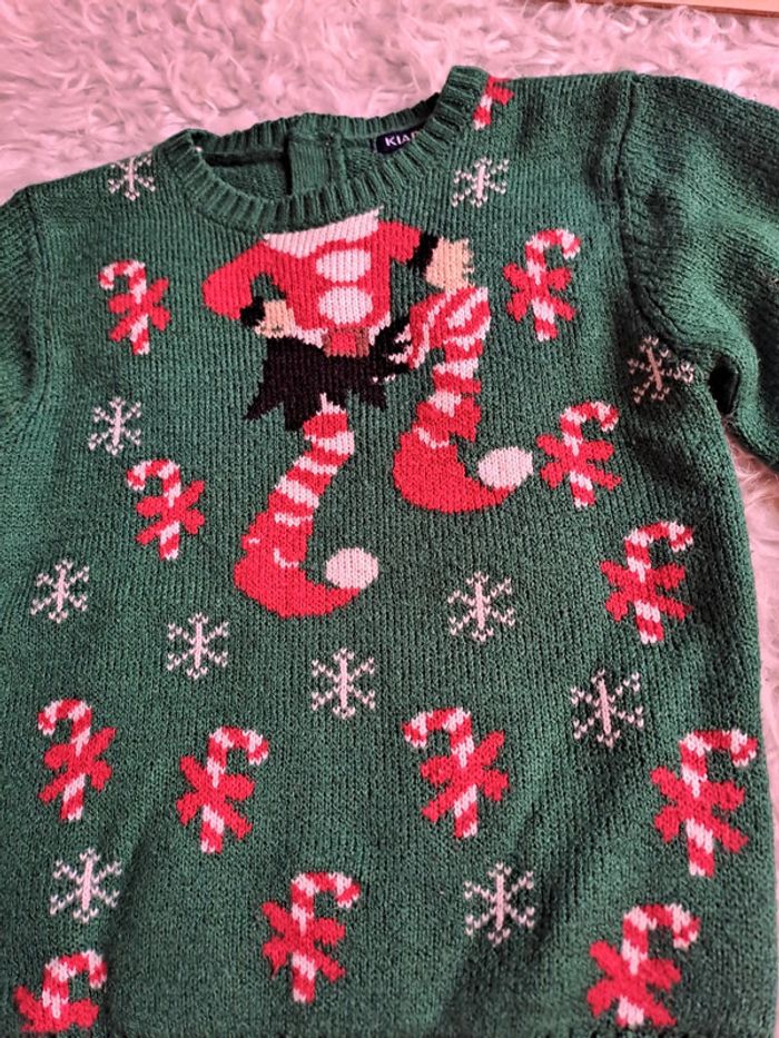 Pull de Noël kiabi 24 mois - photo numéro 2
