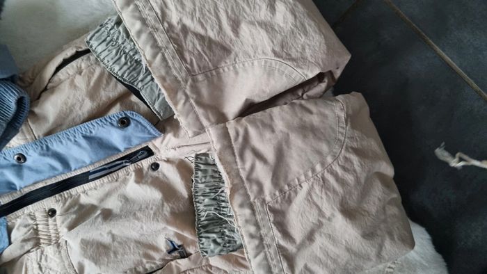 Combinaison ski Décathlon 4 ans beige bleu pleins de rangements capuche - photo numéro 8