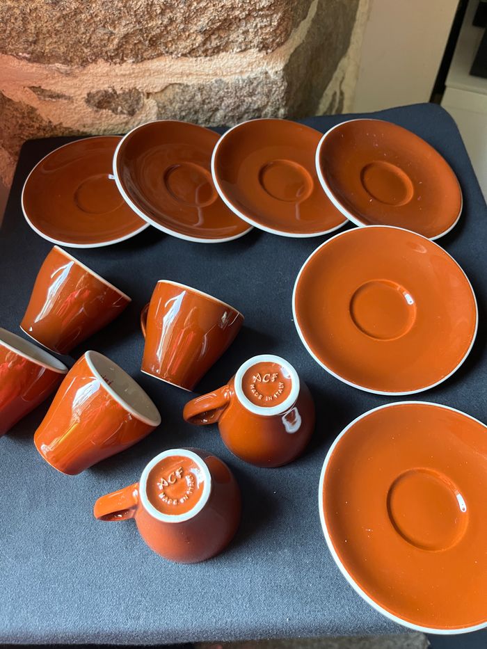 Jolie service à café Ristretto Campanini Italie Vintage - photo numéro 2