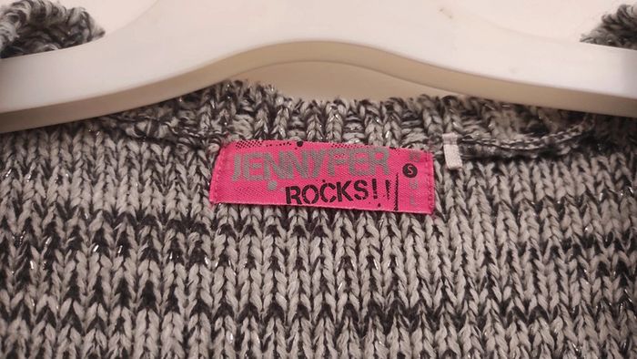 Pull gris argenté taille S - photo numéro 5