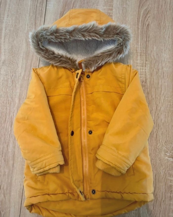 Manteau chaud fille – Taille 12/18 mois 80 cm - photo numéro 2