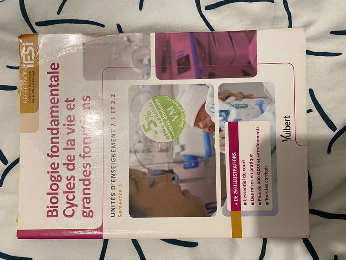 Livre biologie fondamentale et grandes fonctions