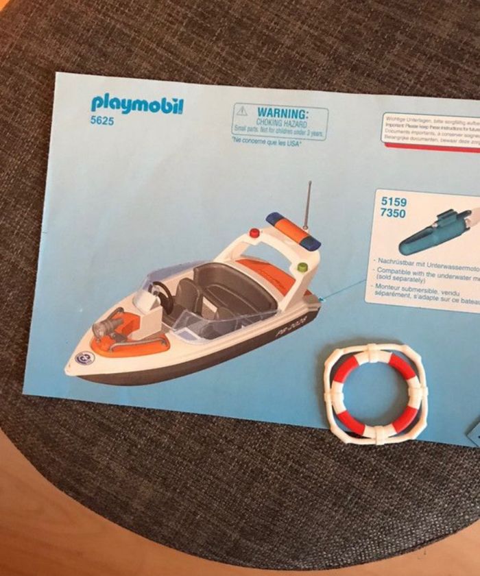 Bateau de Sauvetage des Gardes Côtes - Playmobil 5625 + 5159 - photo numéro 2