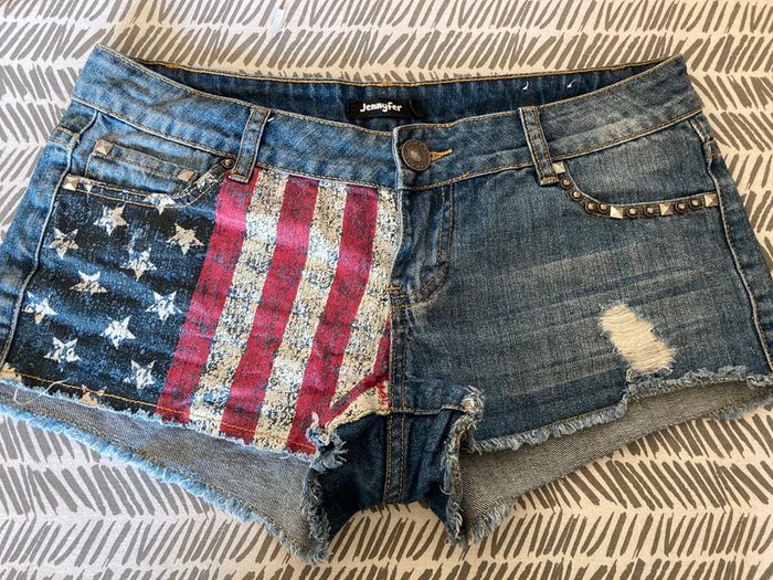 Short suédine ´ jean taille 38 Américain Jennifer