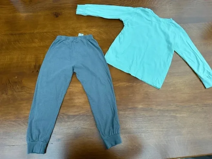 Pyjama zeeman vert et gris fin 2-4 ans - photo numéro 7