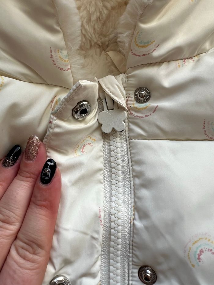 Doudoune motifs arc-en-ciel taille 18 mois Tex - photo numéro 3
