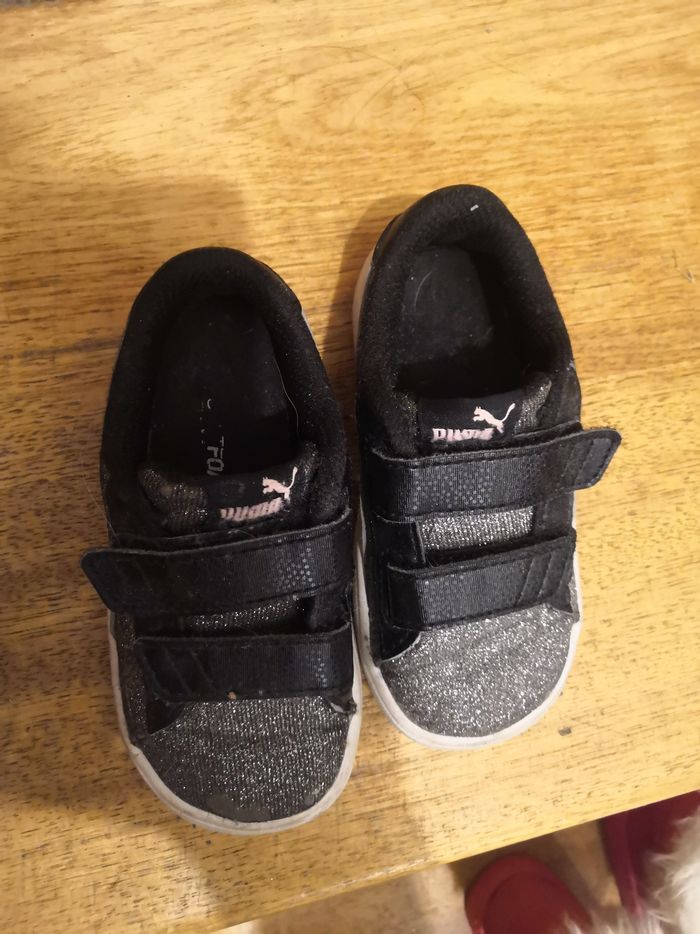 Basket adidas fille pailletées taille 23 - photo numéro 2