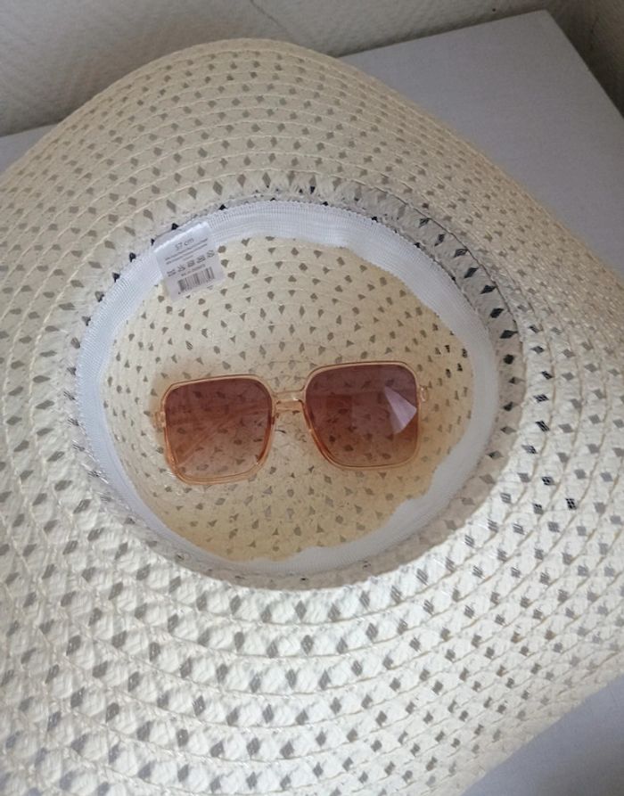 Chapeau + lunettes de soleil été - photo numéro 4