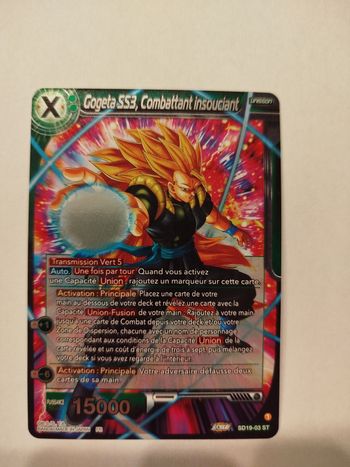 Carte dragon ball Gogeta SS3