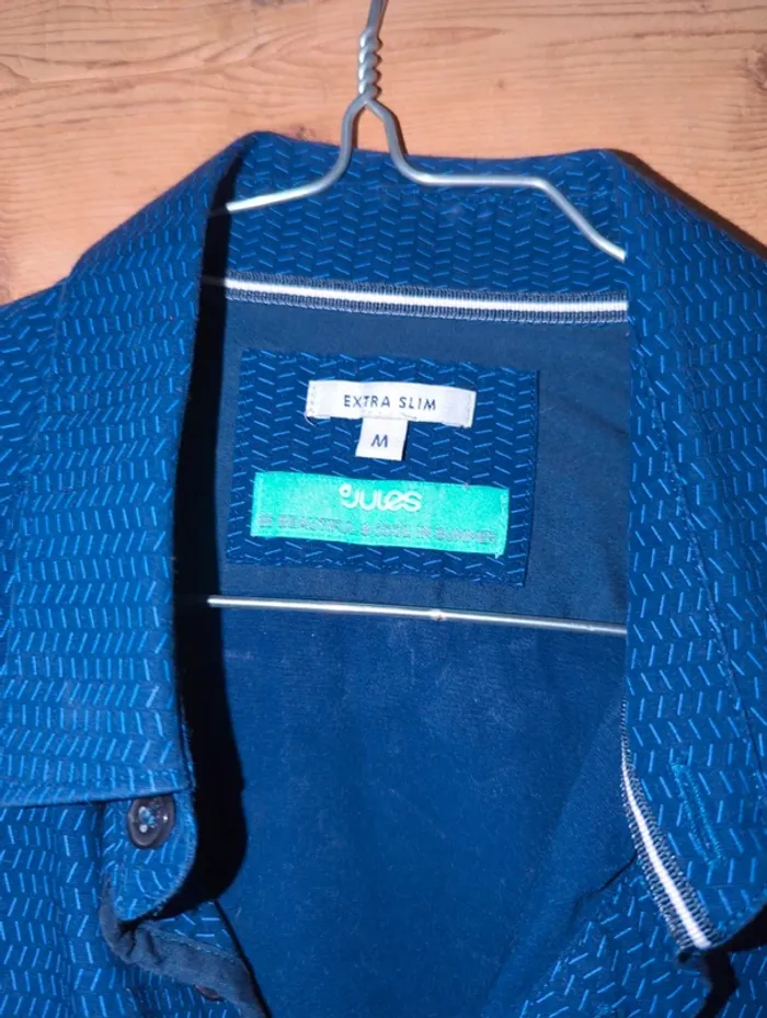 Chemise bleu marine extra slim Jules M - photo numéro 4