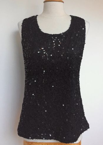 Top à sequins Jacqueline Riu T 42