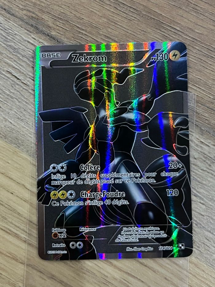 Carte Pokémon Zekrom BLW 114