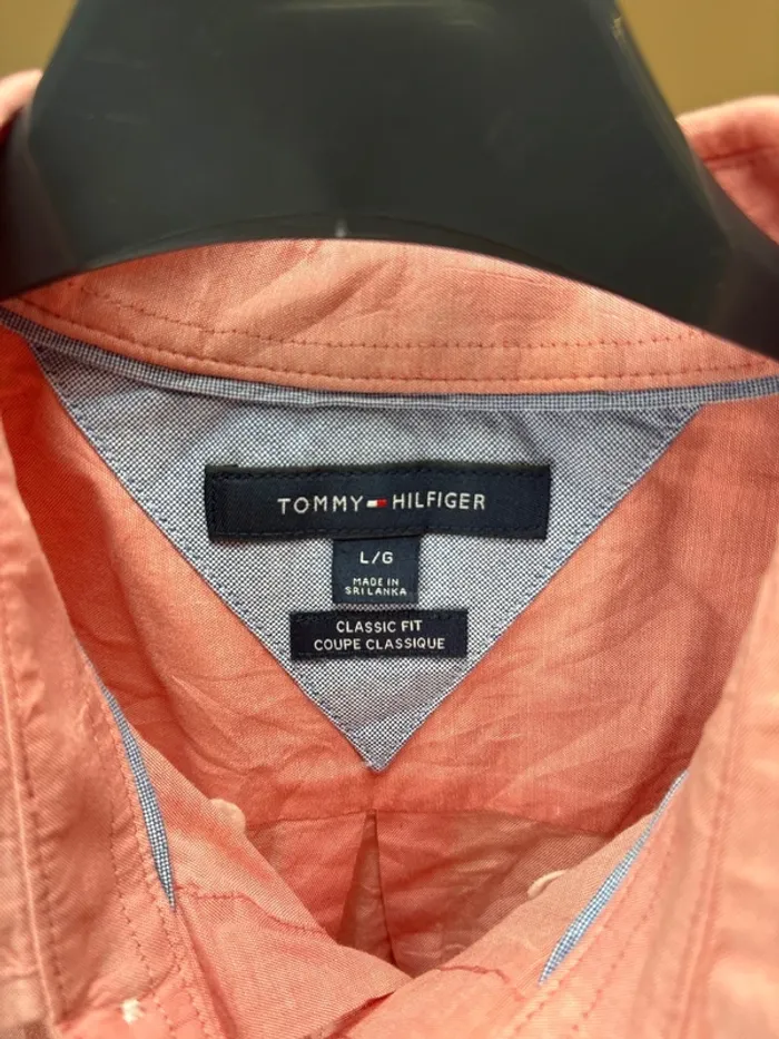 Chemise manche courte pour homme Tommy Hilfiger taille grand L - photo numéro 3