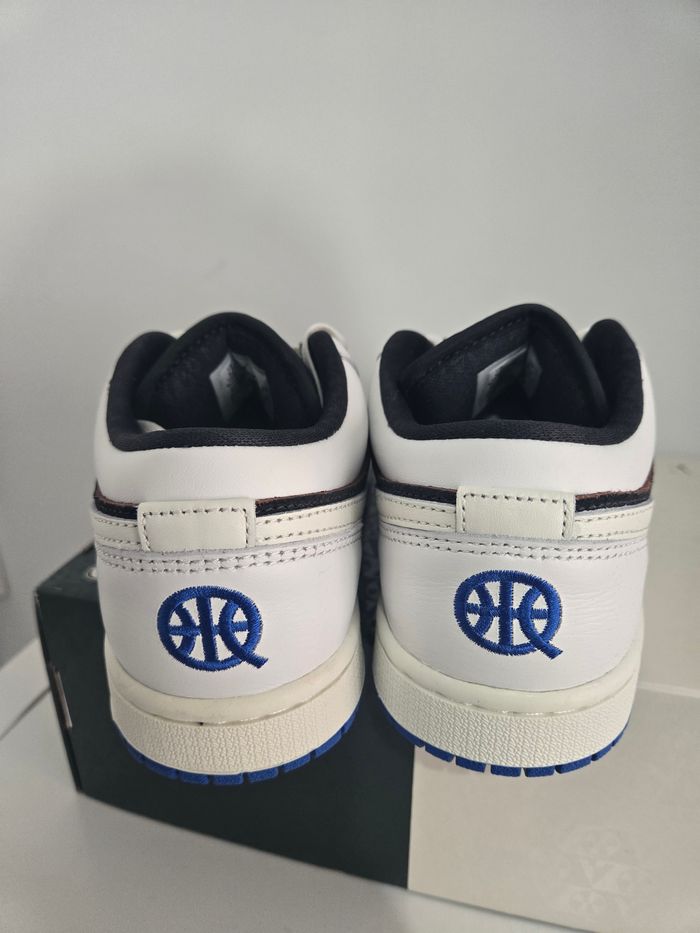 Nike Jordan 1 low taille 38 neuves blanc noir crème - photo numéro 4