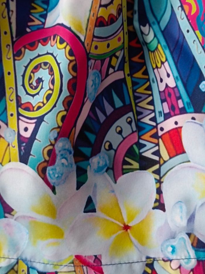 Jupe Rosalita Senoritas motif des îles en 6 ans - photo numéro 7