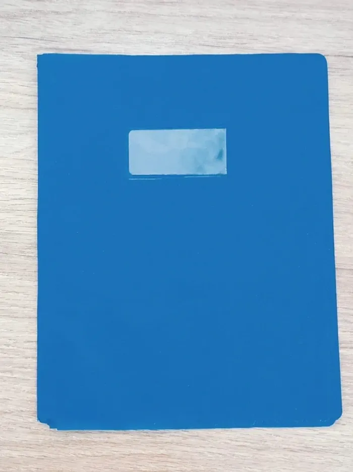 Lot 4 protège-cahier orange rouge bleu vert / Viquel - 17x22cm - photo numéro 8