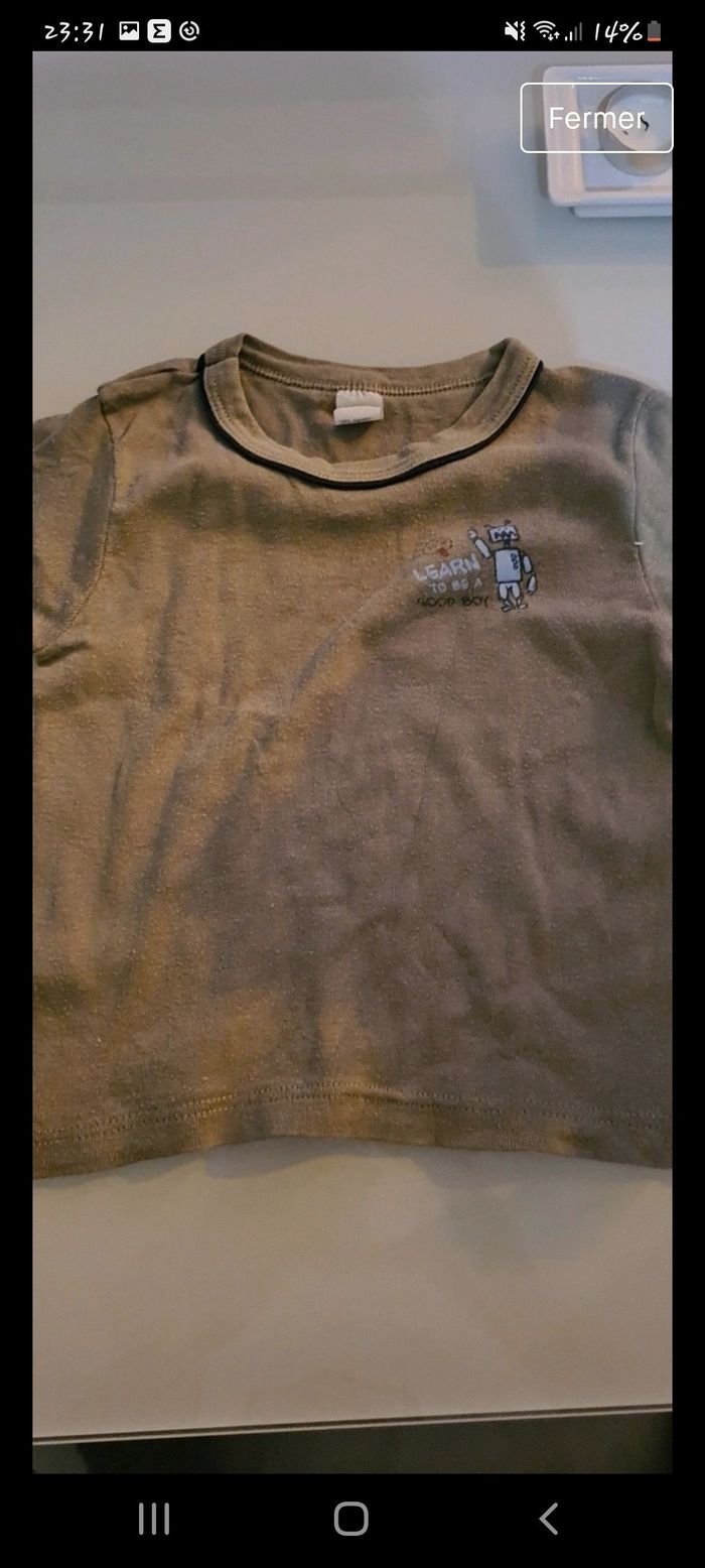 Maillot de corps 2/3 ans