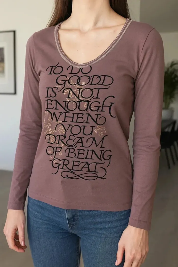 Maglia Vintage a maniche lunghe Cod.1760