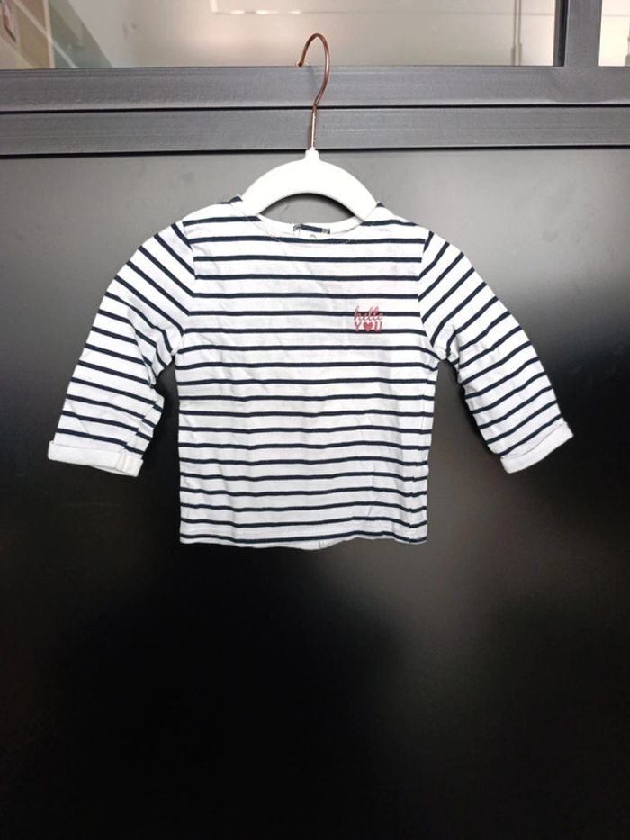 Tee shirt manches longues 6M - photo numéro 2