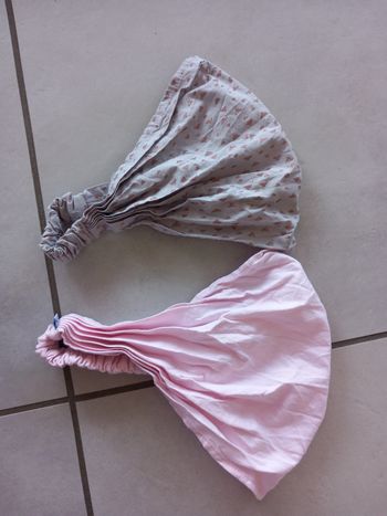 Lot de 2 bandanas bébé 
