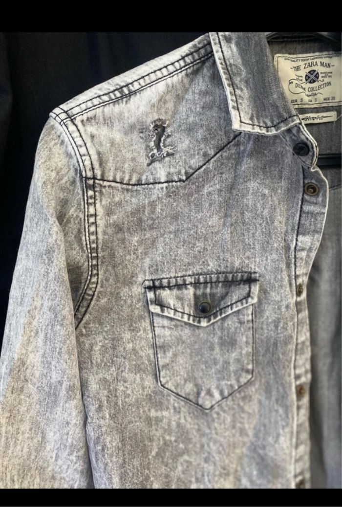 Chemise en jeans Zara - photo numéro 2