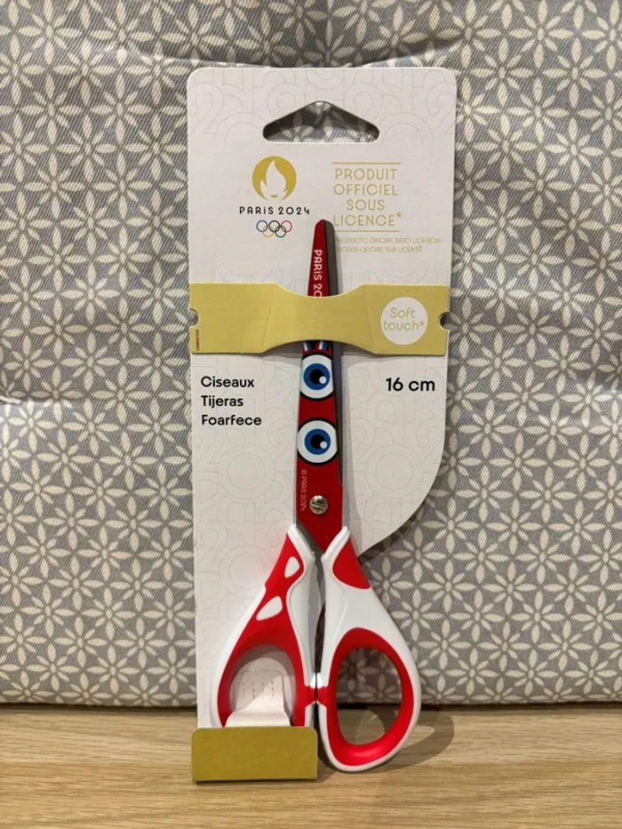 Ciseaux Soft 16cm "La Phryge Olympique" JO Paris 2024