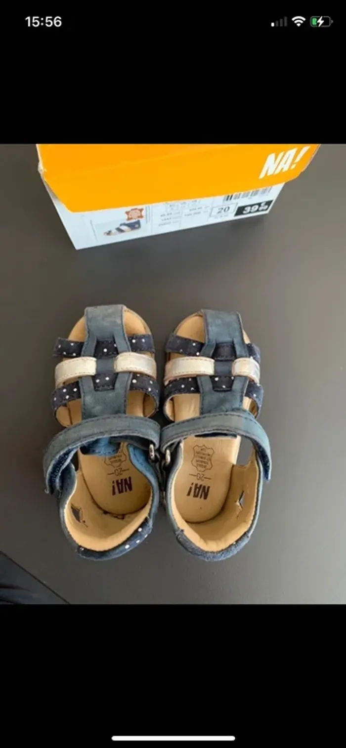 Sandales Gemo taille 20 - photo numéro 3