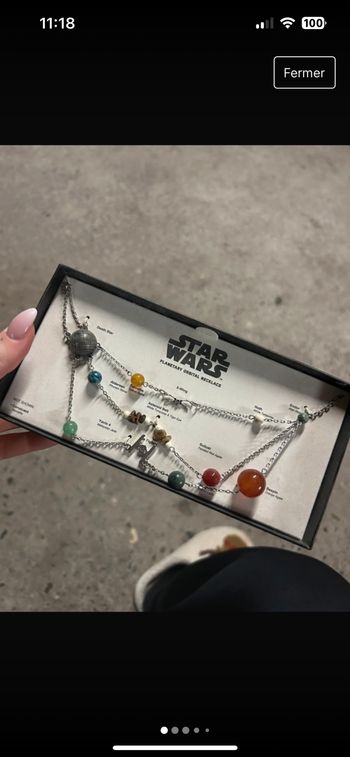 Collier star wars