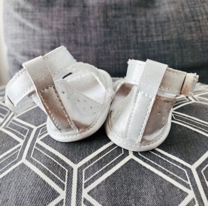 Sandales souples d’été argenté Orchestra pointure 18 - photo numéro 2