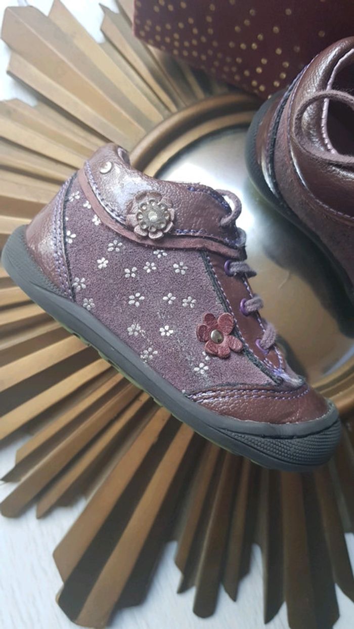 Botillons de marche fille mod8 p.20 mauves - photo numéro 2