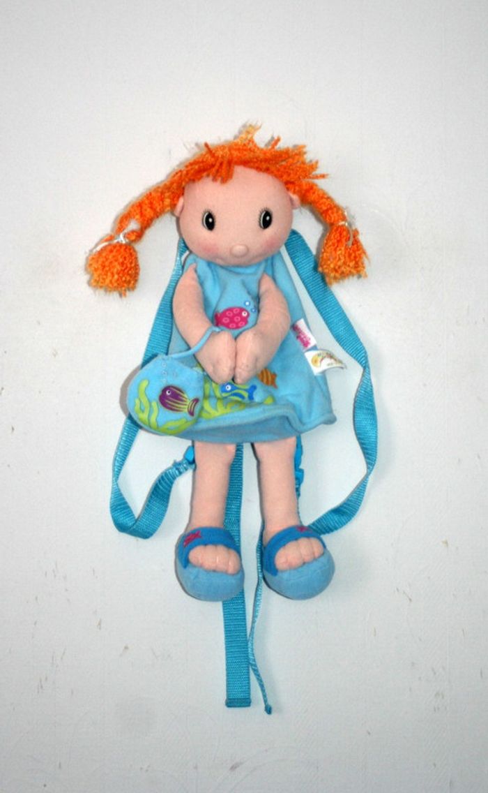 Sac à dos poupée bleu 37cm de long ZAPF Création