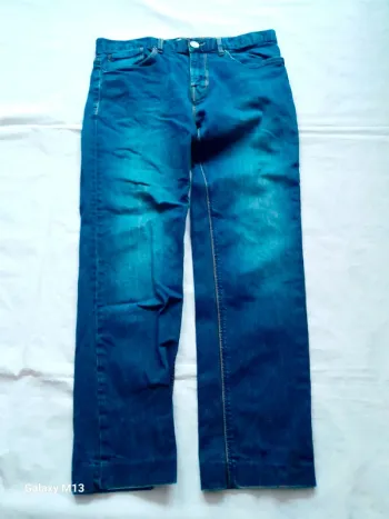 Jean slim homme bleu foncé Kiabi taille 42