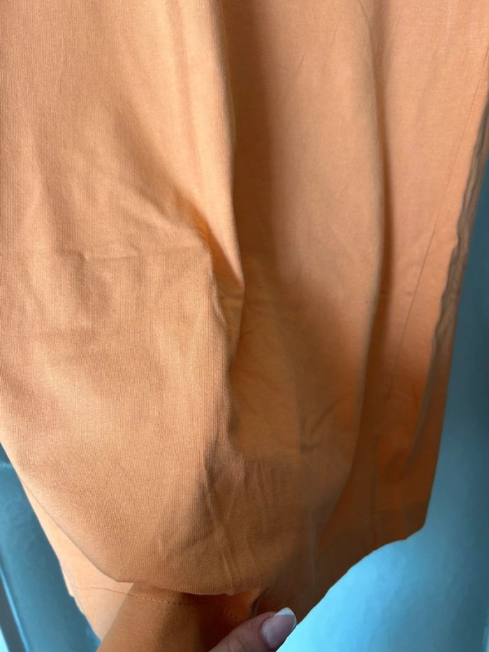 robe t-shirt sans manche orange H&M xs neuf - photo numéro 3