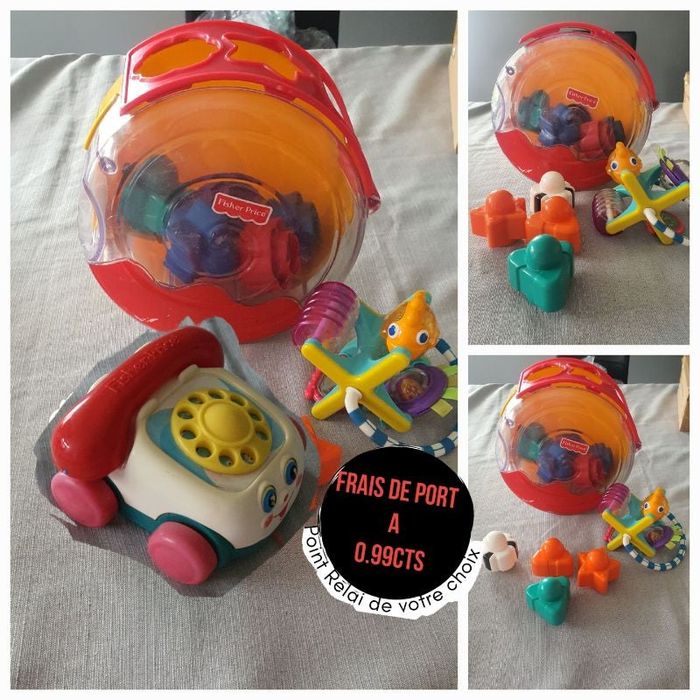 Lot de jouets enfant bebe à partir