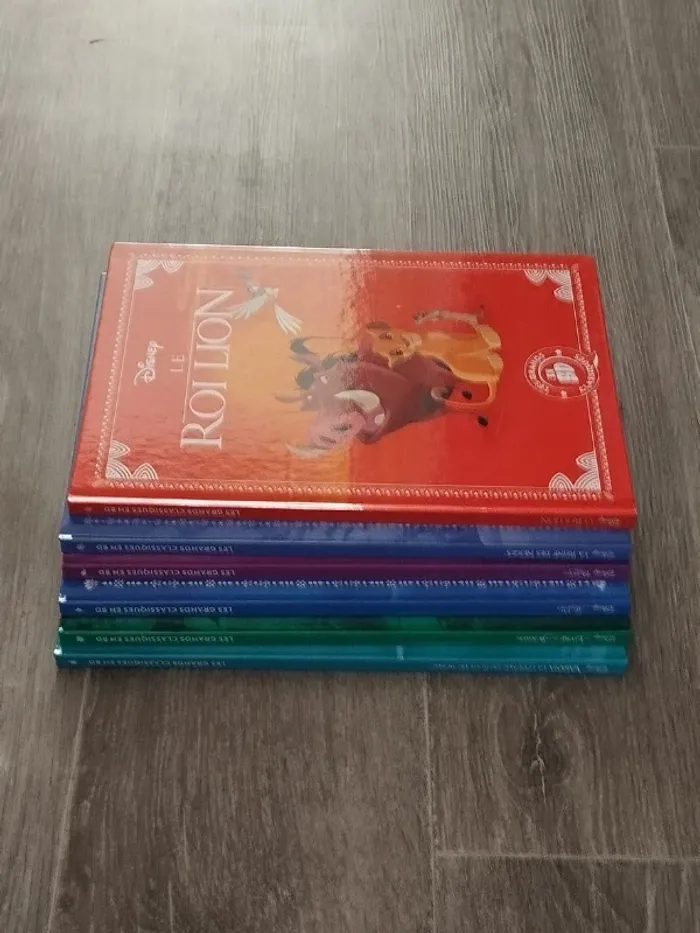 Lot de 6 livres Disney les grands classiques en BD L077 - photo numéro 3