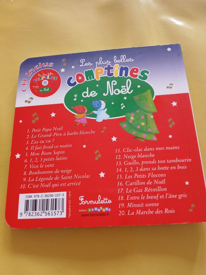 livre les plus belles comptines de noel - photo numéro 3