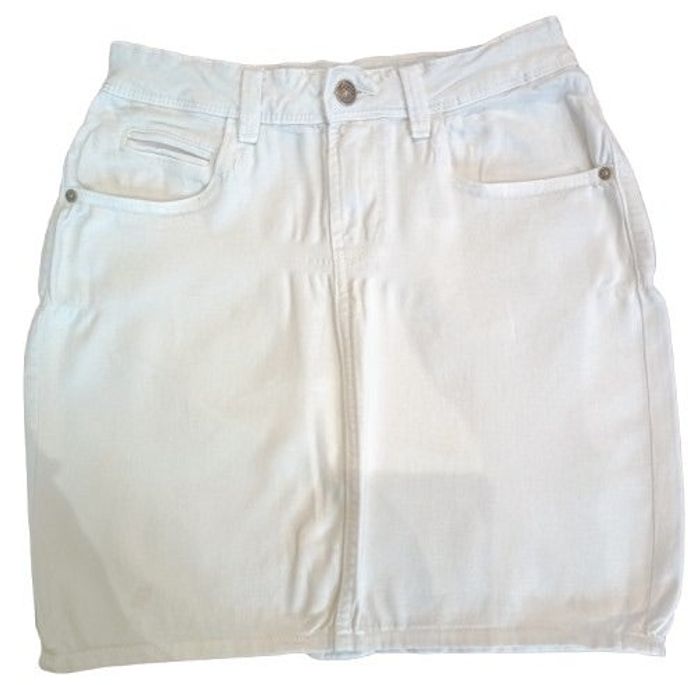 Jupe Femme - blanche DeniM - (Taille 36) - (TEX)
