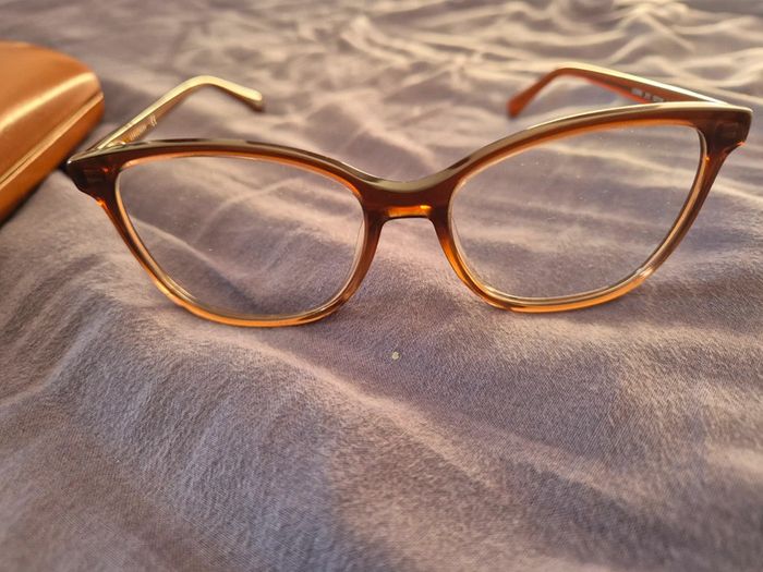 Paire de lunettes Longchamp couleur noisette