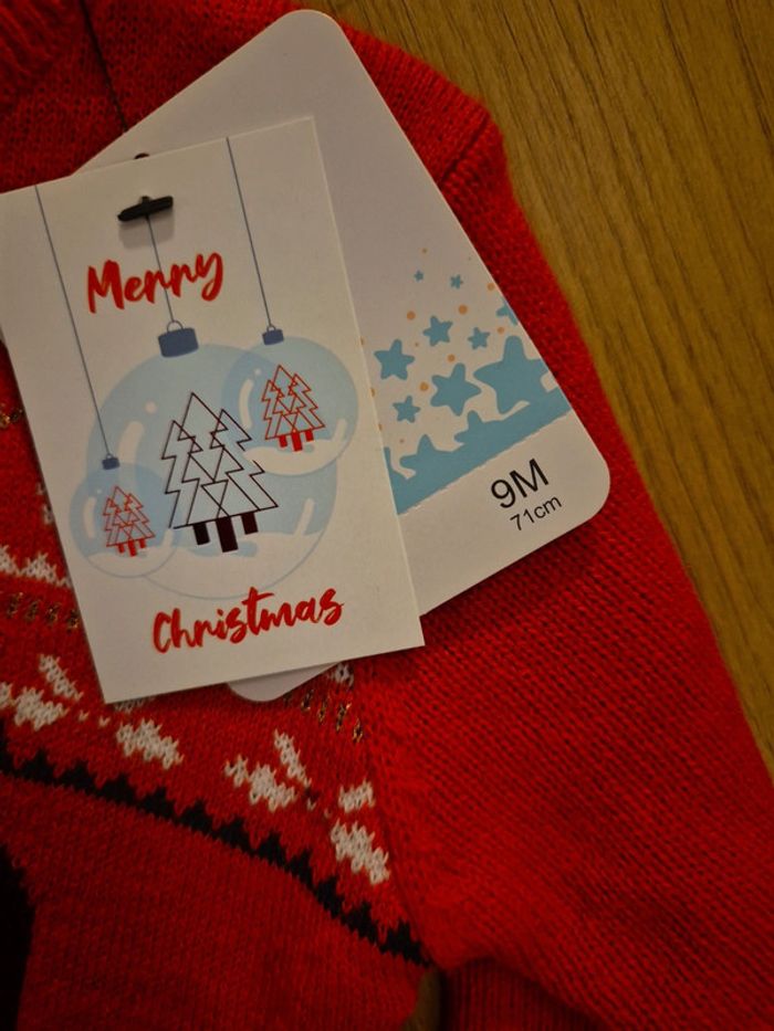 Pull minnie disney noel 9 mois 71 cm neuf - photo numéro 3