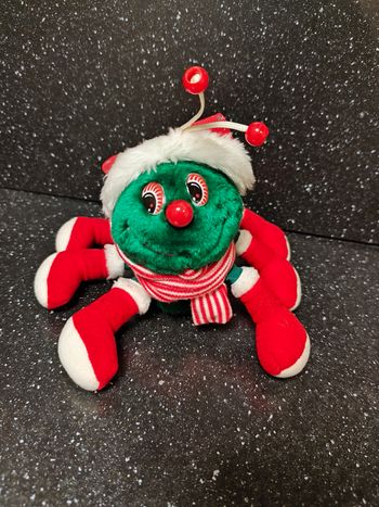 Peluche vintage milles pattes noel 1994