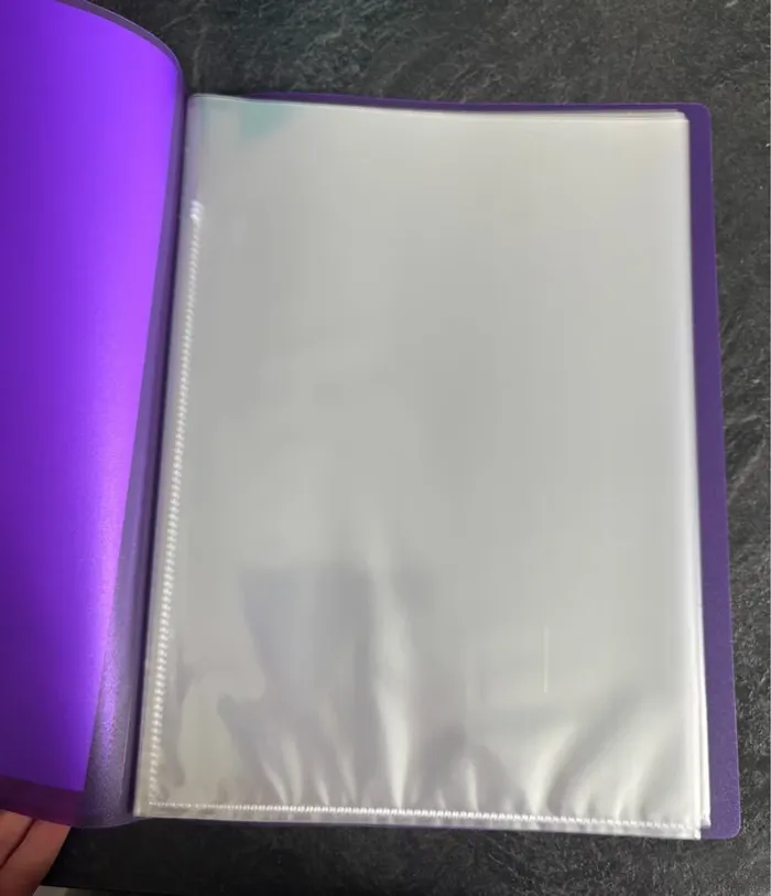 Porte vue x40 violet - photo numéro 2