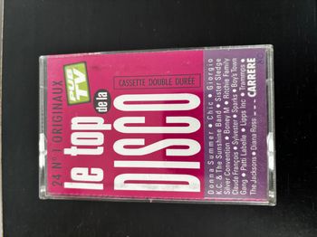 Cassette audio Le top de la disco